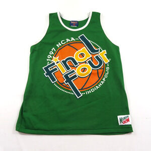 Final Four 1997 Jersey Indianapolis NCAA Mountain Dew Green Tank Top Jersey XL